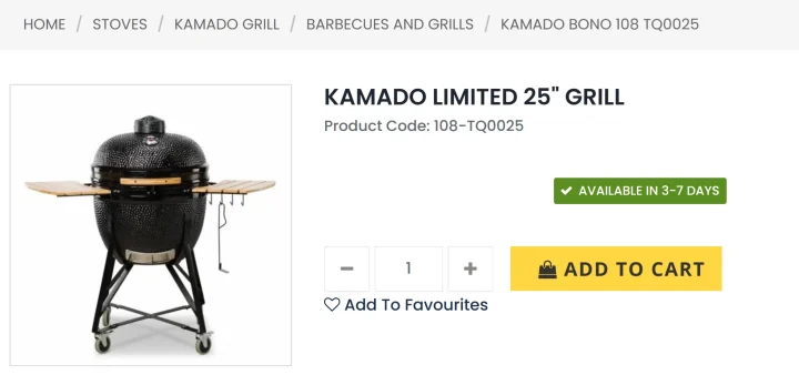 Kamado Limited BBQ Grill